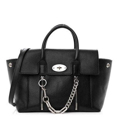 Mulberry Calfskin Zip Chain Bayswater Black 1 of 11