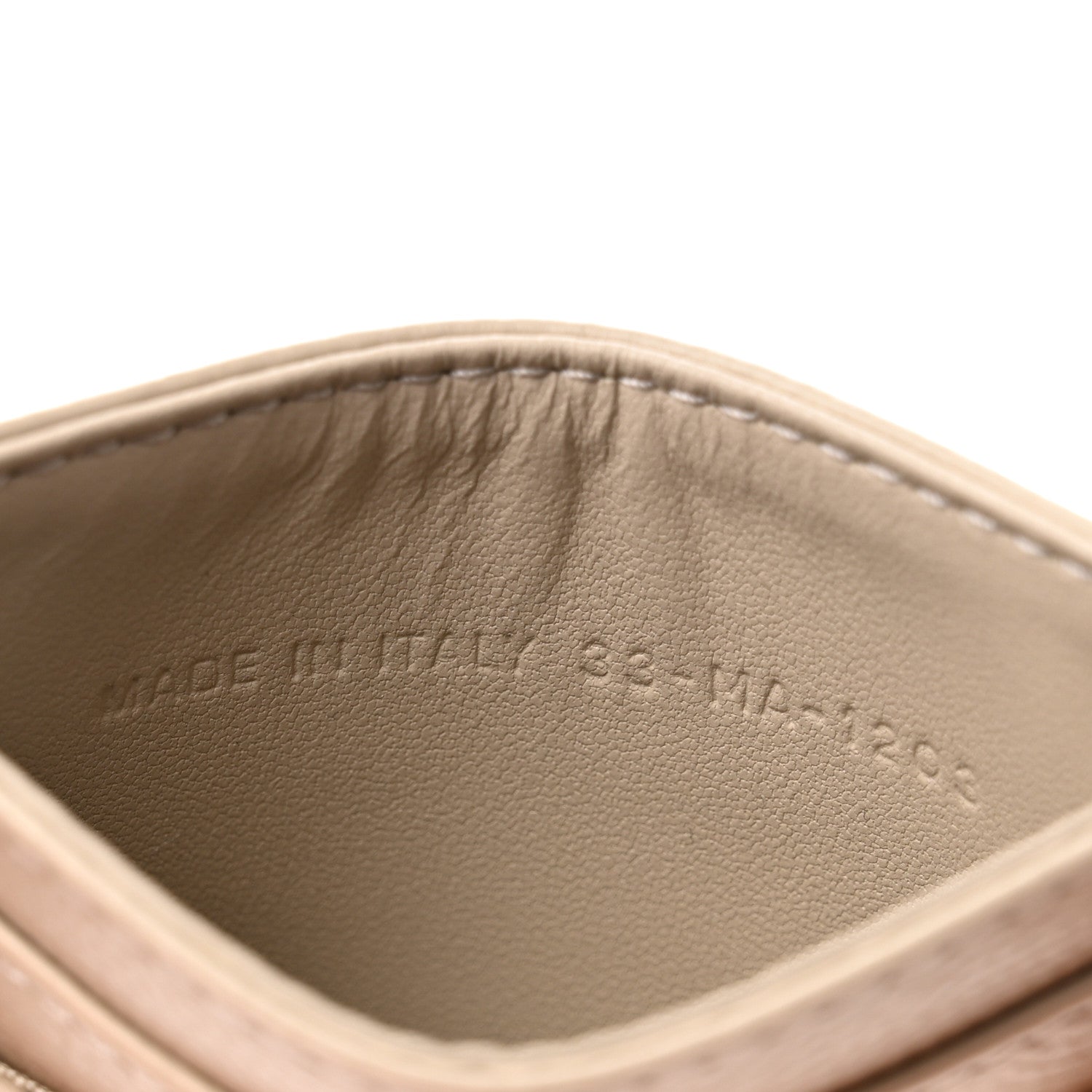 Christian Dior Supple Calfskin Cannage Caro Freesia Card Holder Powder Beige 7 of 7