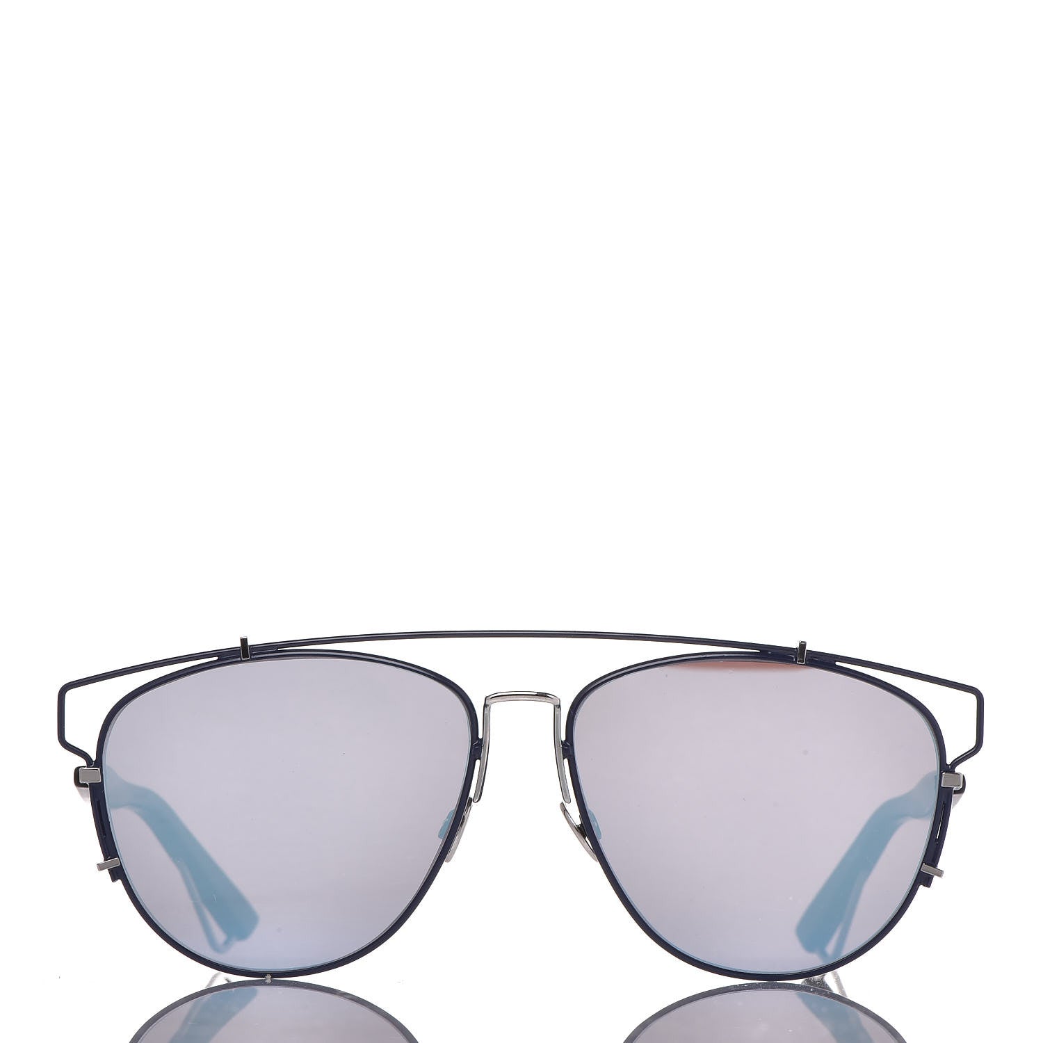 Christian Dior Technologic Sunglasses Blue Matte Black 3 of 9