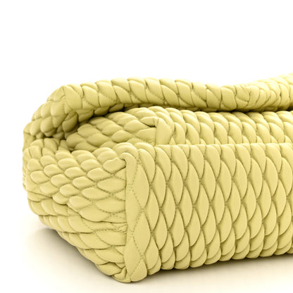 Proenza Schouler Lambskin Quilted PS Harris Small Shoulder Bag Pale Green 9 of 10