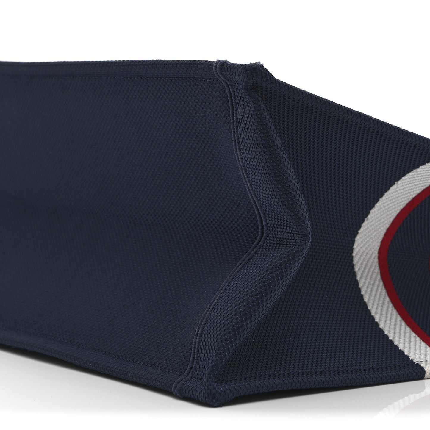 Canvas Embroidered Large Dioralps Book Tote Blue