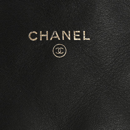 Chanel Calfskin Quilted Coco Mail Clutch With Chain Black 6 of 12