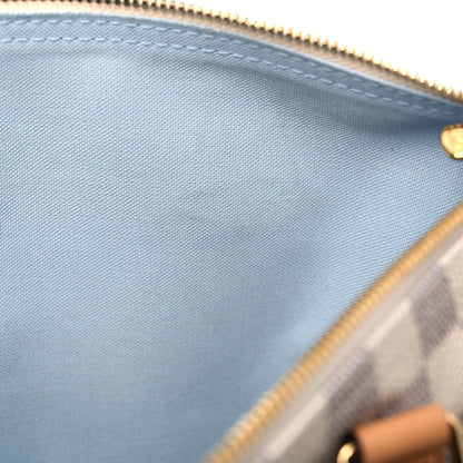 Louis Vuitton Damier Azur Braided Speedy Bandouliere 30 Blue 13 of 17