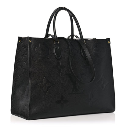 Louis Vuitton Empreinte Monogram Giant Onthego GM Black 3 of 14