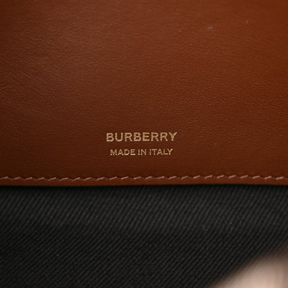 Burberry E-canvas Check Dorset Crossbody Dark Birch Brown 6 of 9