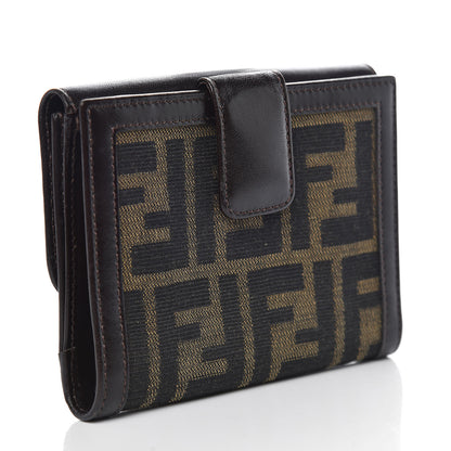 Fendi Zucca Compact Wallet Tobacco 3 of 8