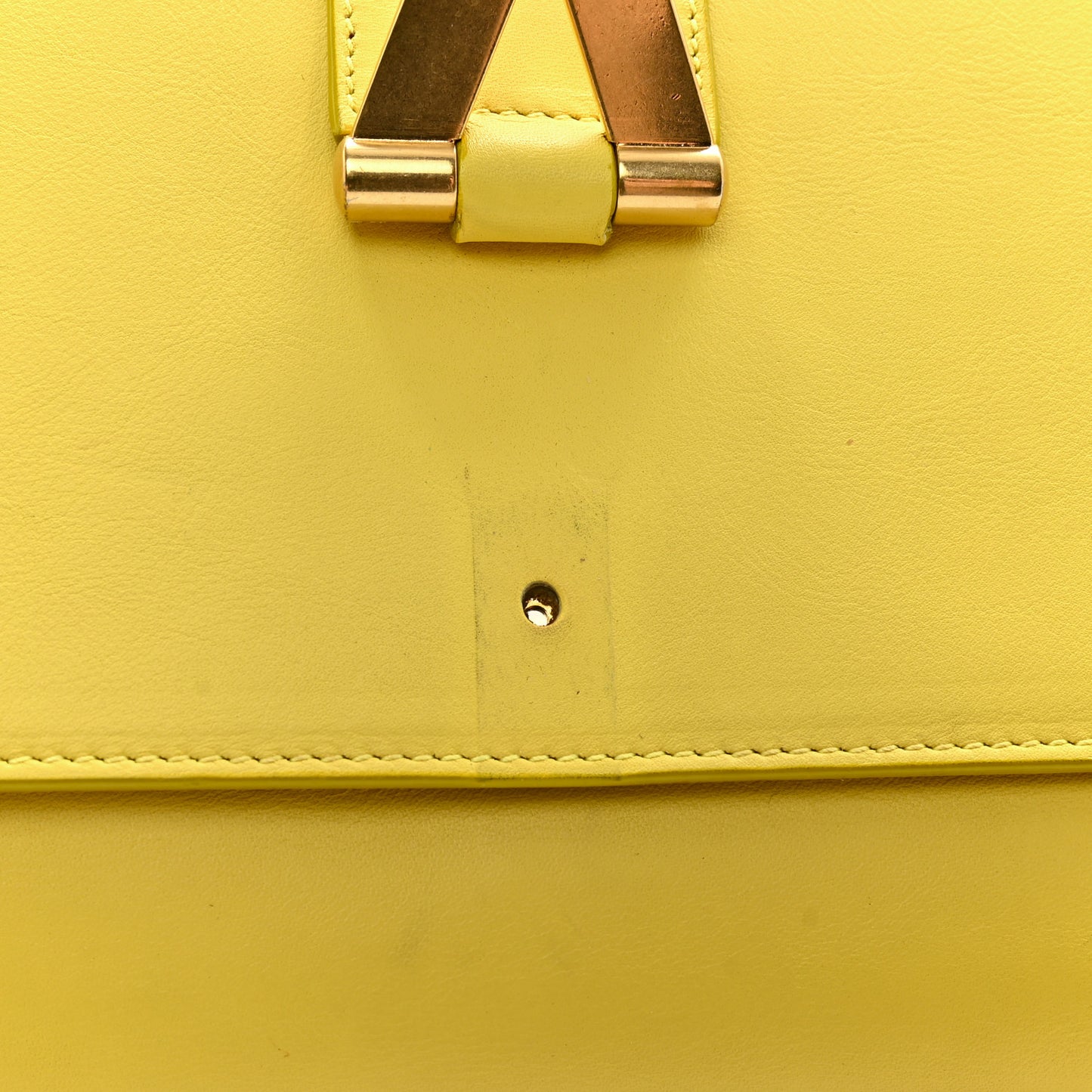 SAINT LAURENT Calfskin Classic Y Ligne Clutch Soleil