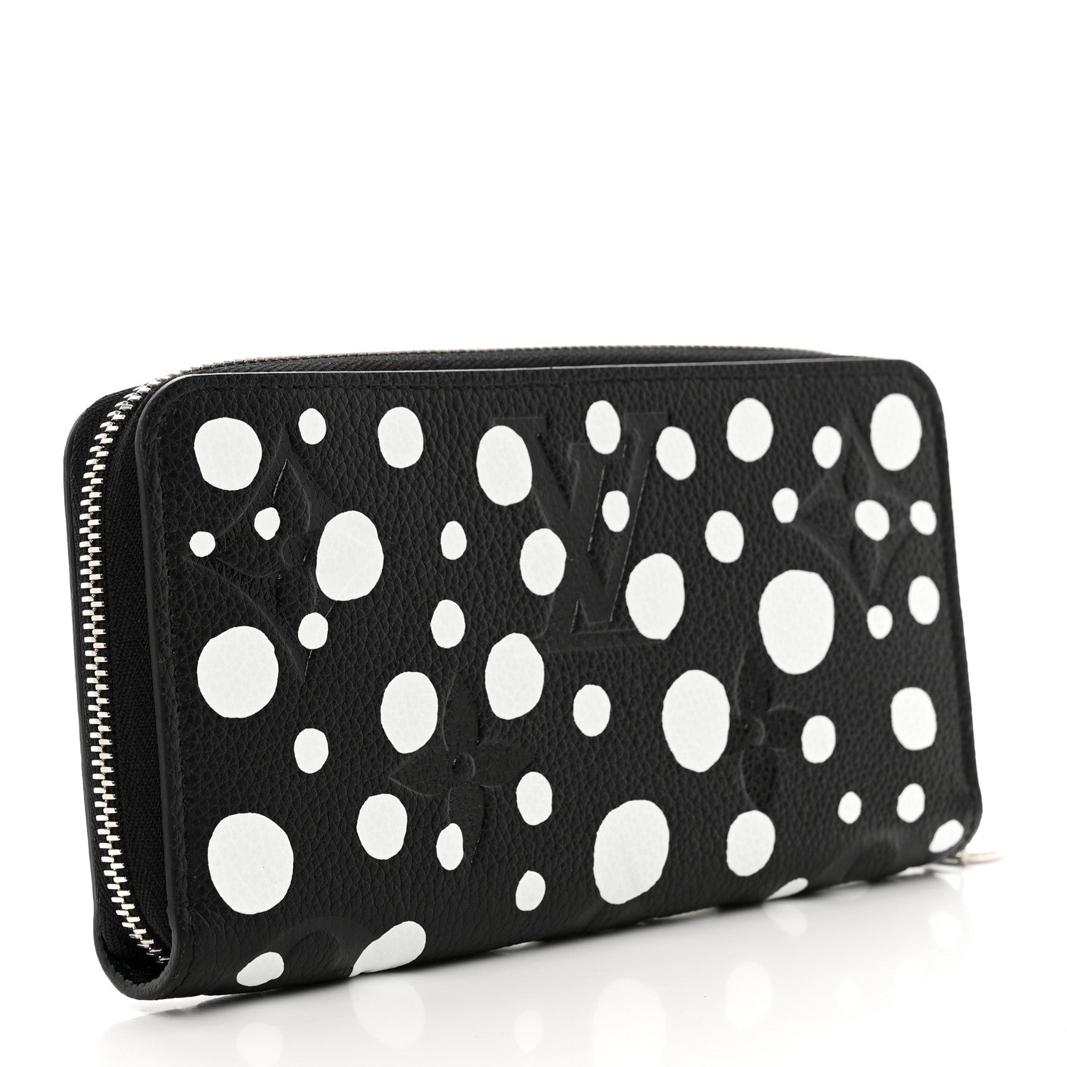 Louis Vuitton LV X YK Empreinte Zippy Wallet Black White 3 of 9