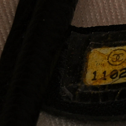 Chanel Coated Canvas Le Train Bag Black 8 of 11