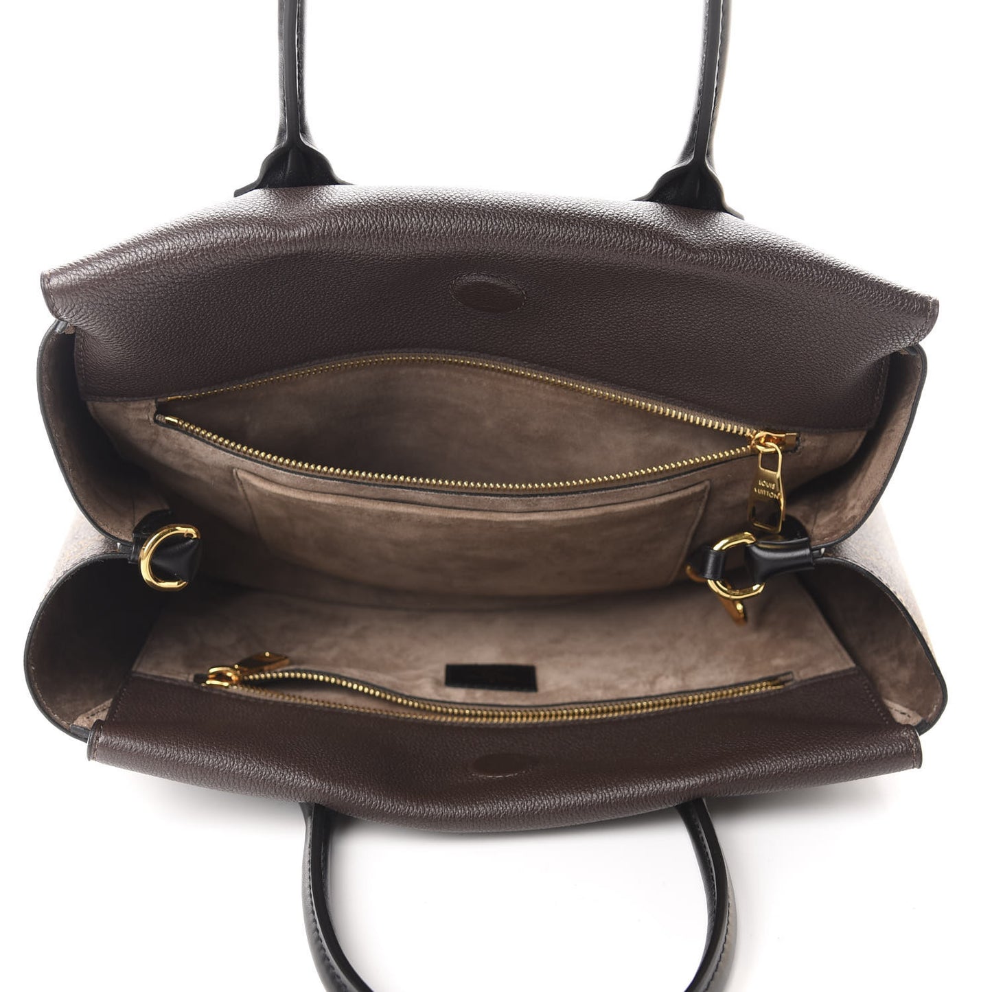 Veau Cachemire Monogram Tote W PM Chocolate
