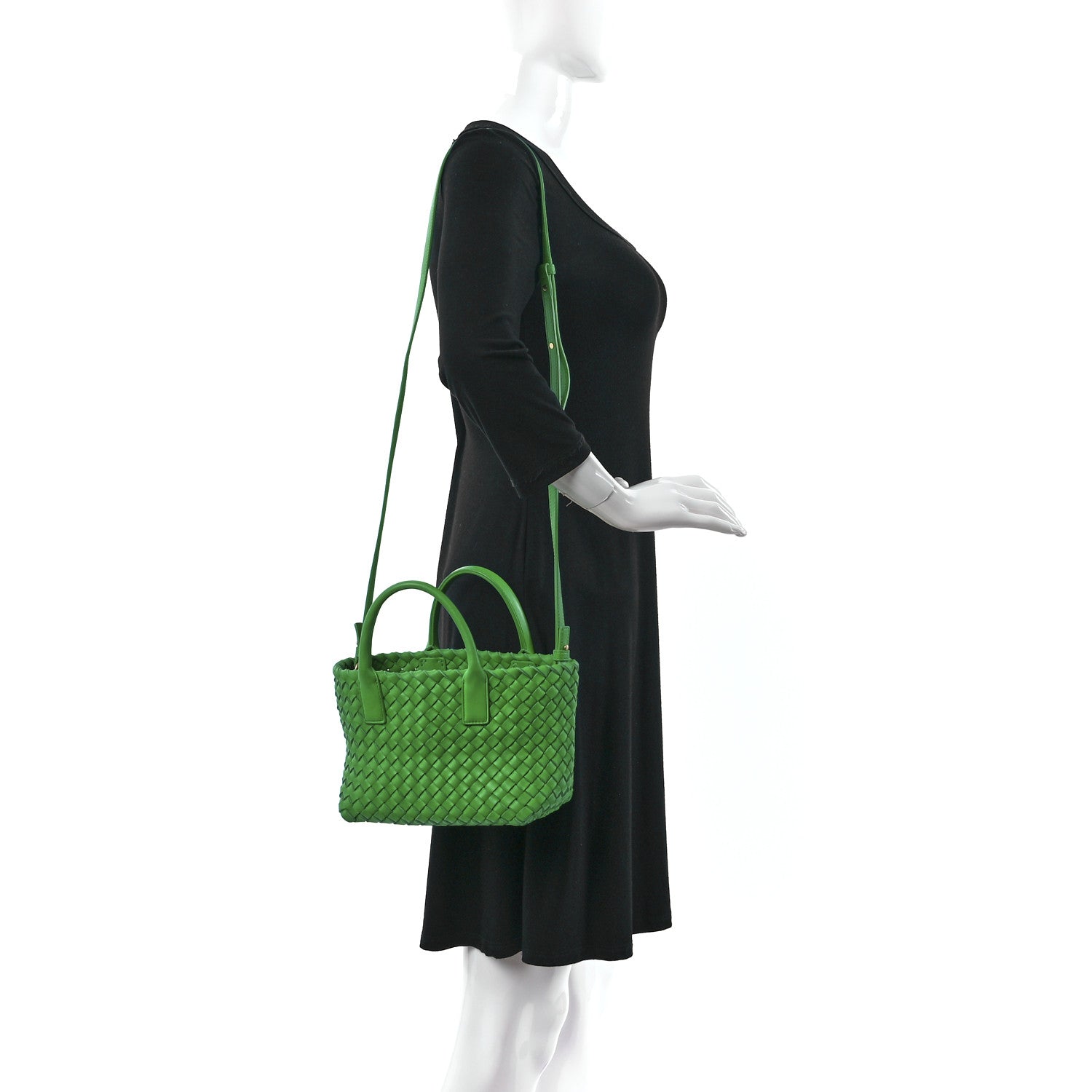 Bottega Veneta Nappa Intrecciato Mini Cabat Parakeet 2 of 10
