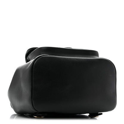 Chanel Lambskin Quilted Large Duma Drawstring Backpack Black 4 of 14