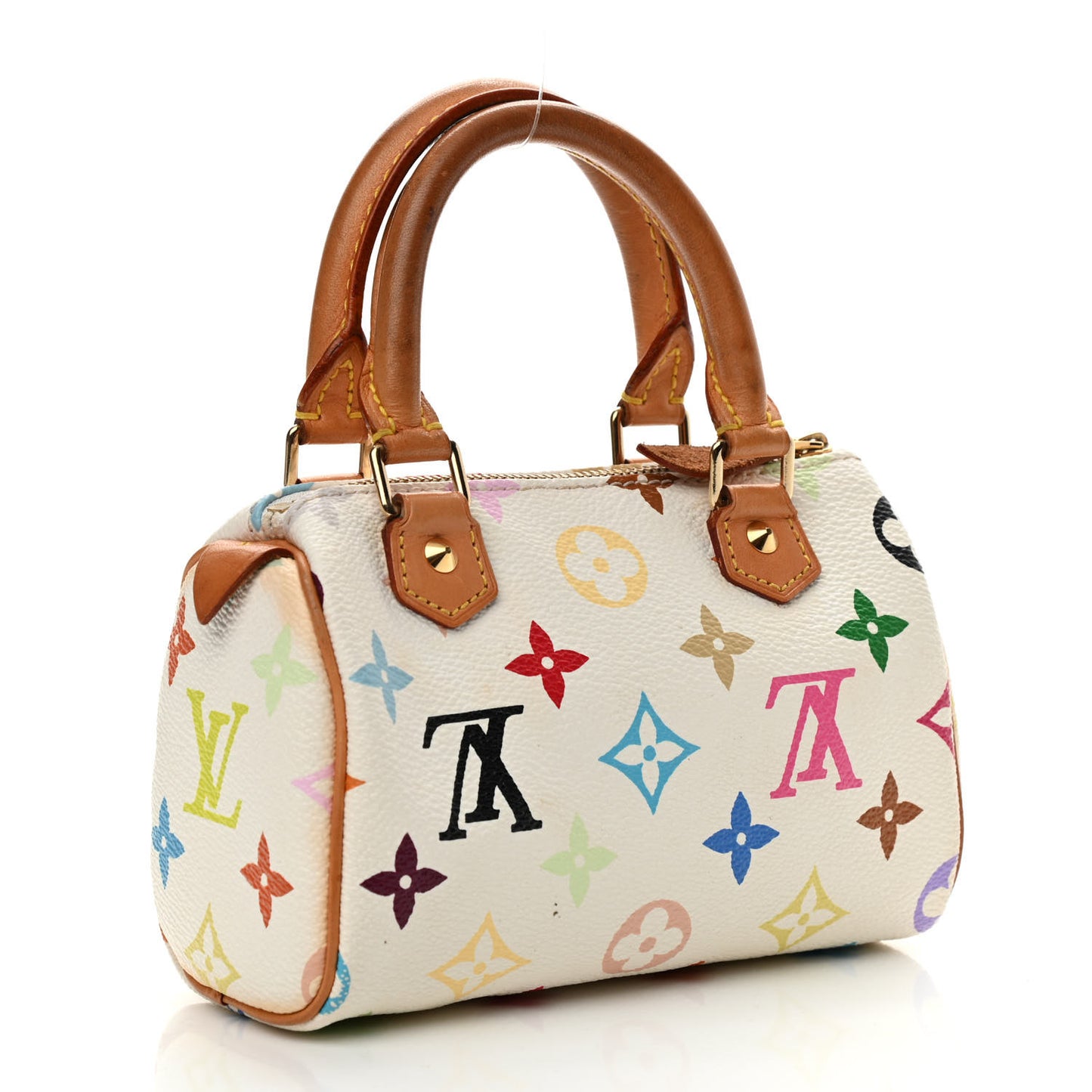 Monogram Multicolor Mini Sac HL Speedy White