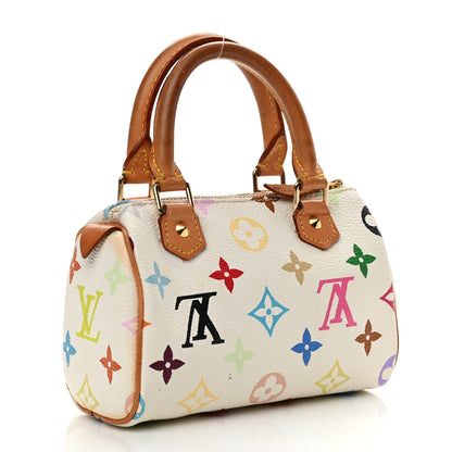 Louis Vuitton Monogram Multicolor Mini Sac HL Speedy White 2 of 8