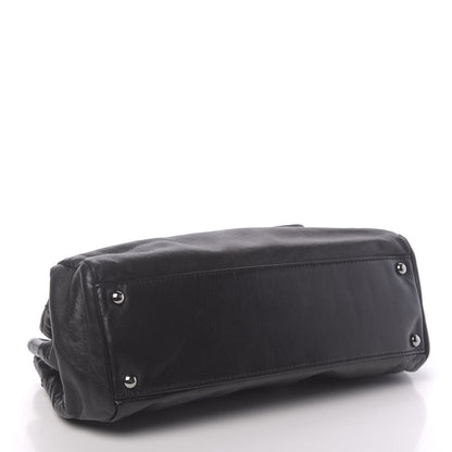 Chanel Lambskin Lax Accordion Flap Black 4 of 14