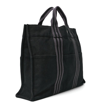 Hermes Canvas Fourre Tout MM Black 3 of 11