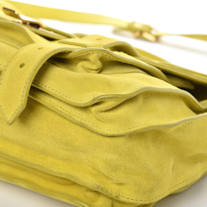 Proenza Schouler Suede Medium PS1 Satchel Citron 15 of 17