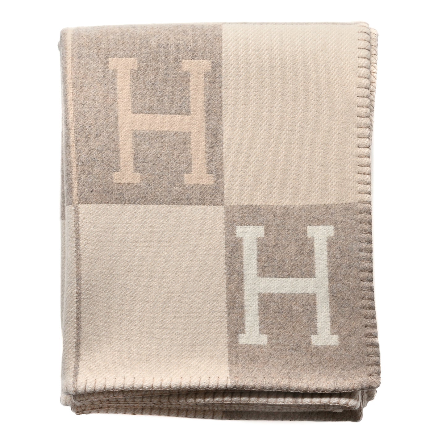 Wool Cashmere Avalon III Blanket Coco Camomille