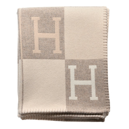 Hermes Wool Cashmere Avalon III Blanket Coco Camomille 1 of 3