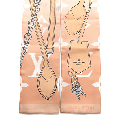 Louis Vuitton Silk Monogram Gradient By The Pool Bandeau Mist 2 of 5