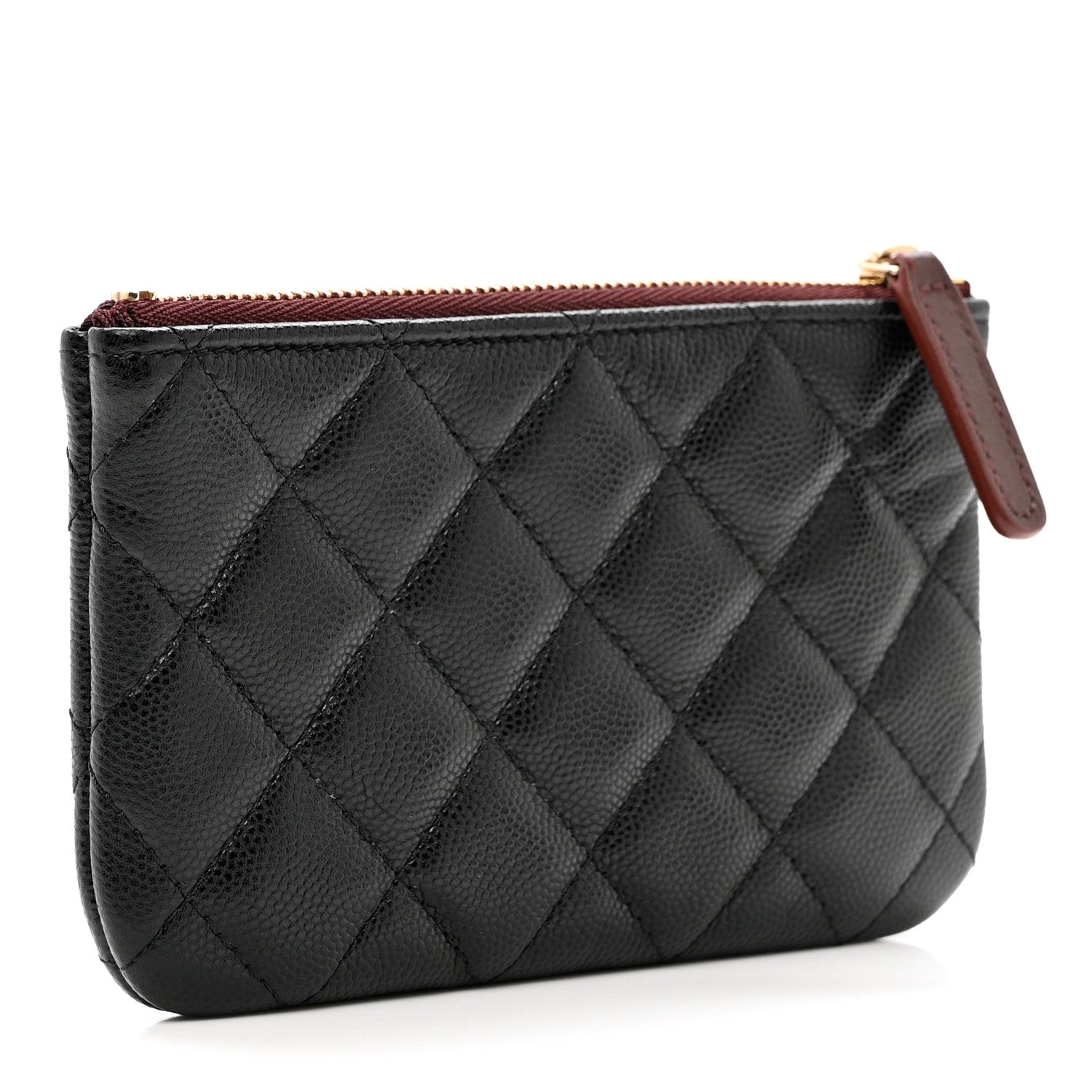 Chanel Caviar Quilted Small Cosmetic Case Black 3 of 8