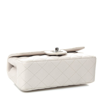 Chanel Caviar Quilted Mini Rectangular Flap Ivory 4 of 10