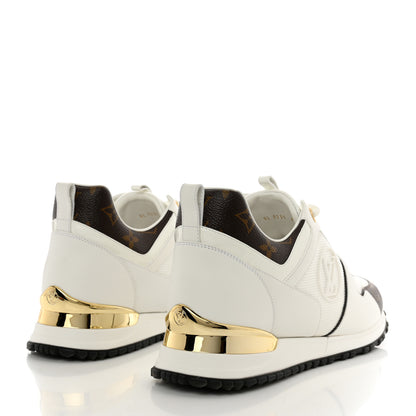 Louis Vuitton Calfskin Monogram Run Away Sneakers 41 White 4 of 9