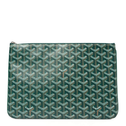 Goyard Goyardine Senat Pochette MM Green 1 of 8