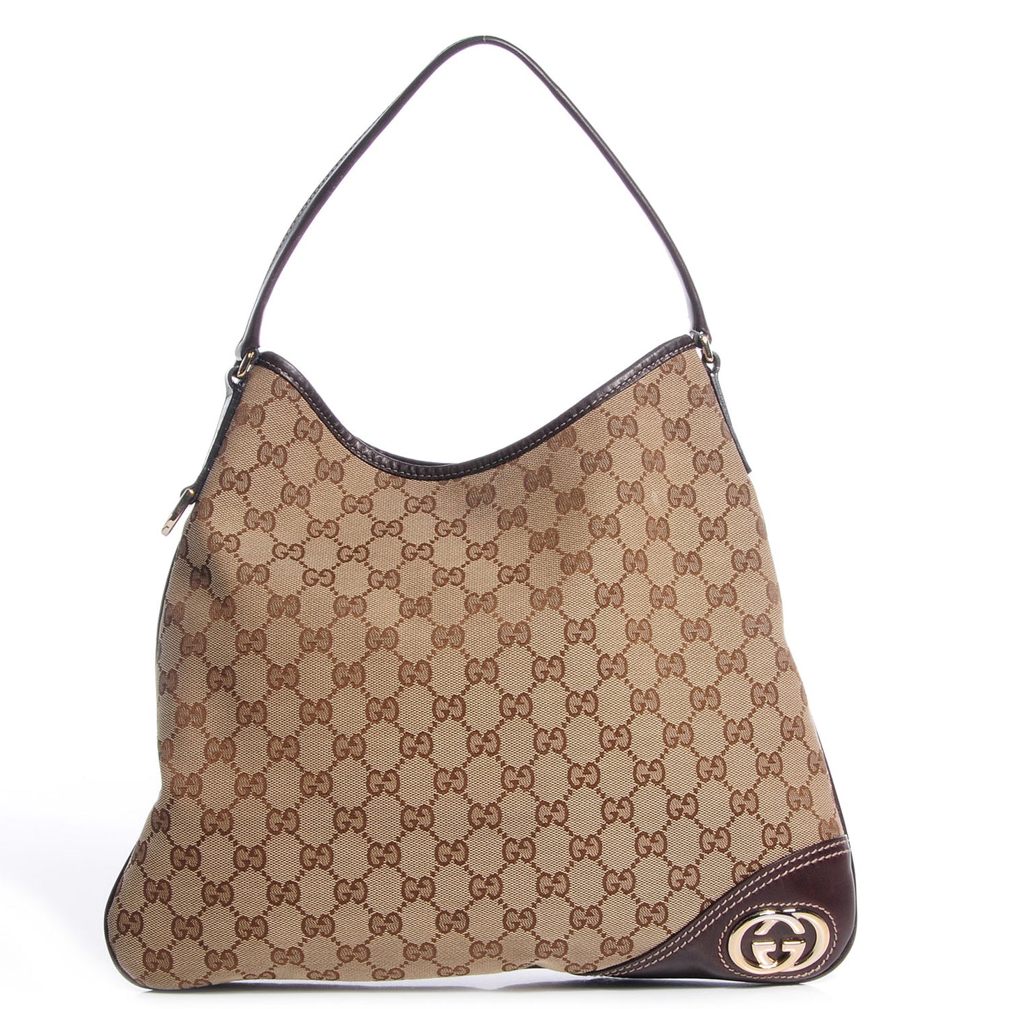 Monogram GG Medium New Britt Hobo Brown