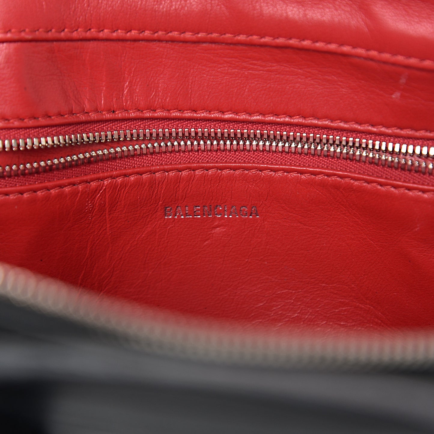 Calfskin XS Triangle Duffle Black