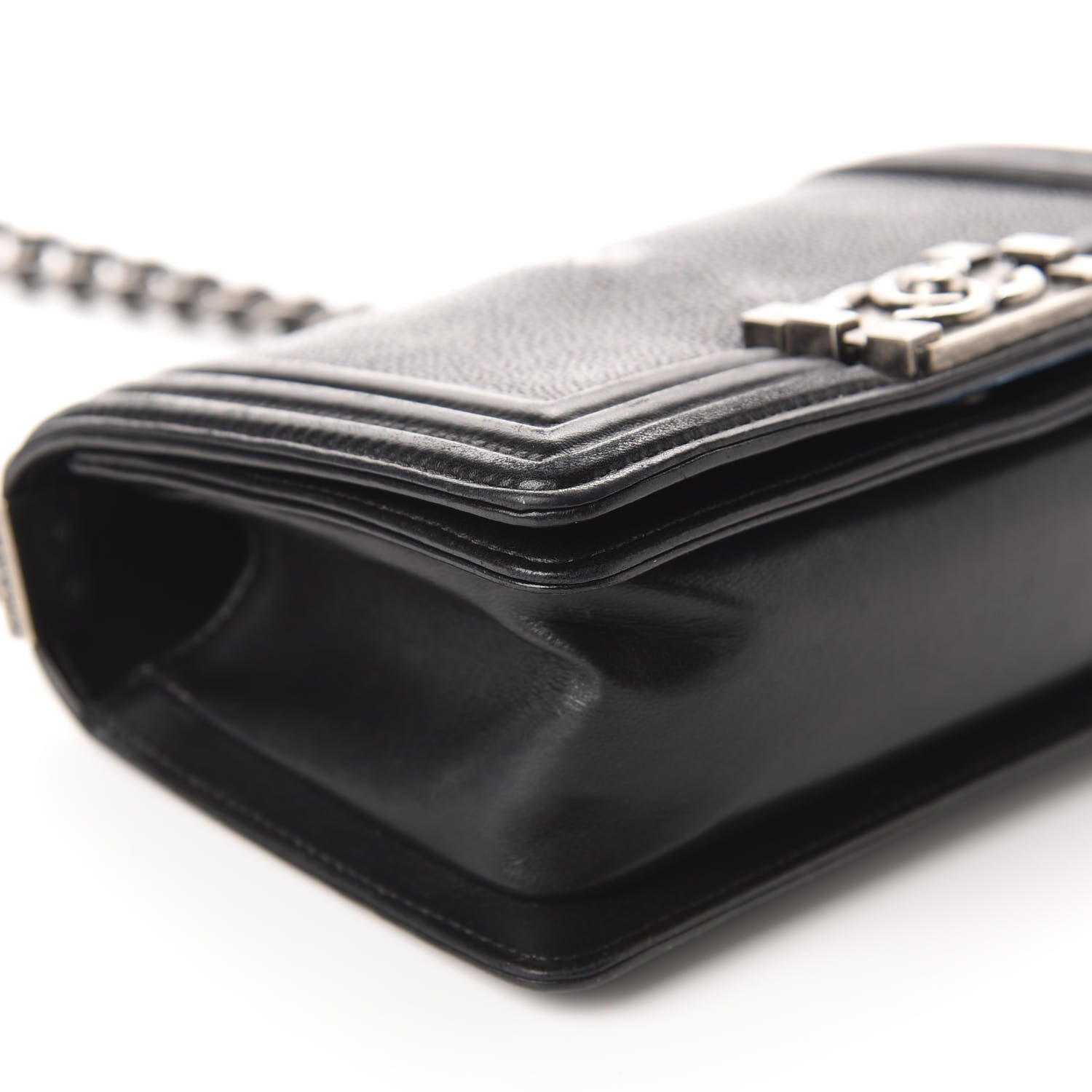 Chanel Galuchat Stingray Small Boy Flap Black 6 of 10