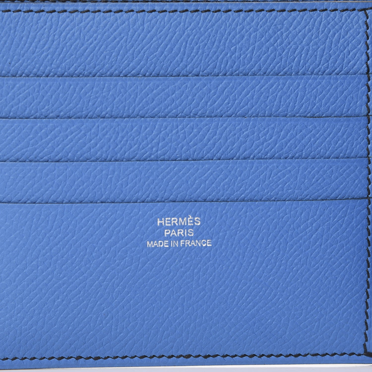 Hermes Epsom MC2 Copernic Compact Wallet Bleu Indigo Bleu Paradis 6 of 7