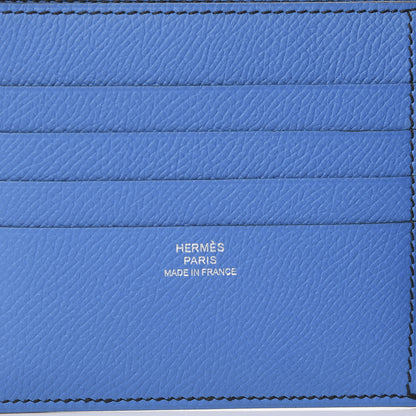 Hermes Epsom MC2 Copernic Compact Wallet Bleu Indigo Bleu Paradis 6 of 7
