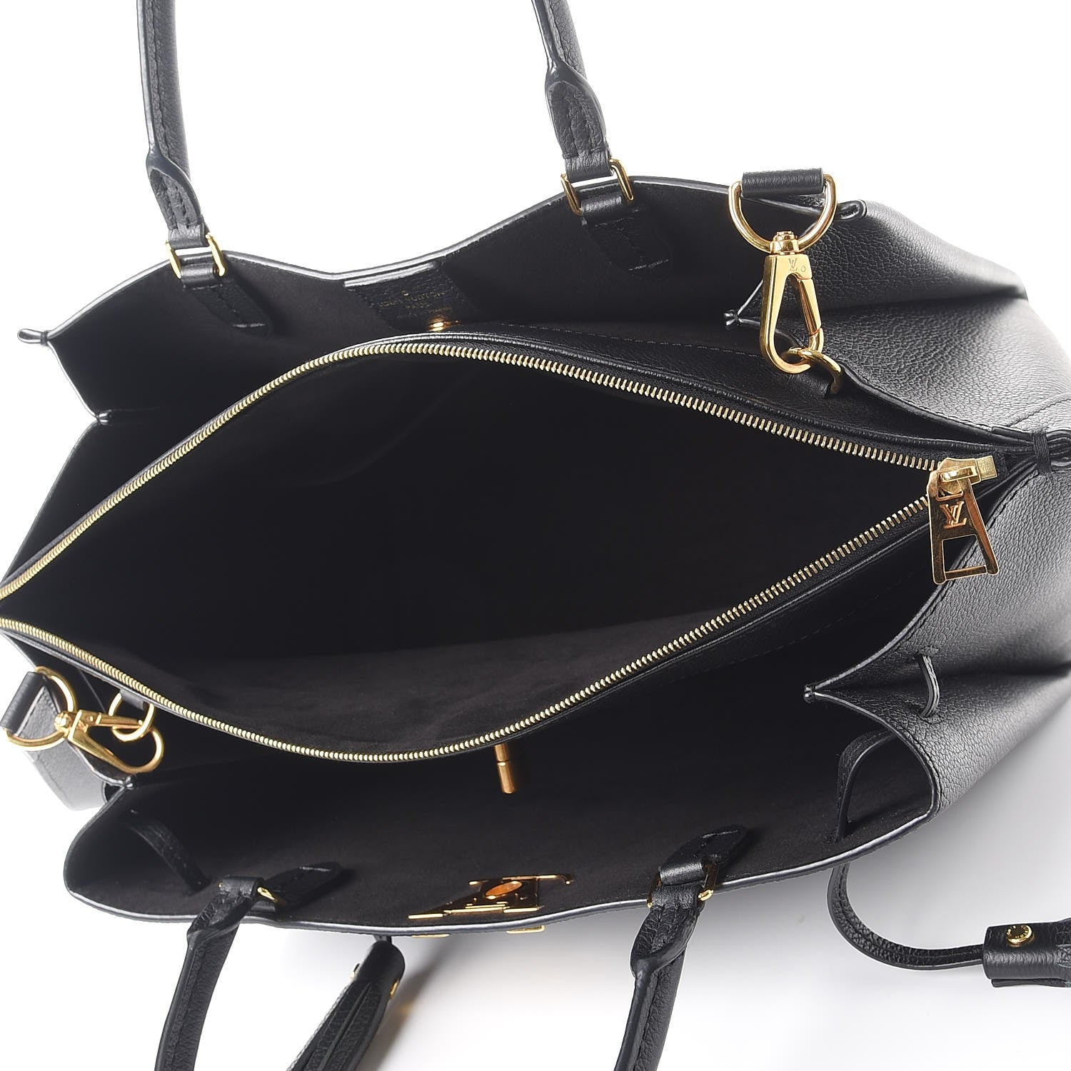 Louis Vuitton Calfskin Lockmeto Black 5 of 7
