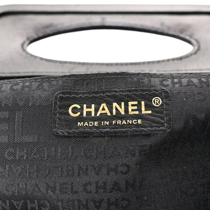 Chanel Lambskin Camellia Frame Bag Black 6 of 9