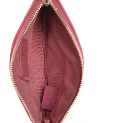Chanel Sheepskin Quilted Small Vintage Mademoiselle Cosmetic Case Pink 5 of 8