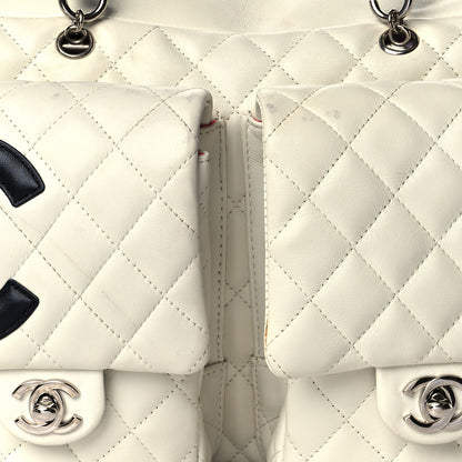 Chanel Calfskin Quilted Large Cambon Multipocket Reporter White 19 of 22