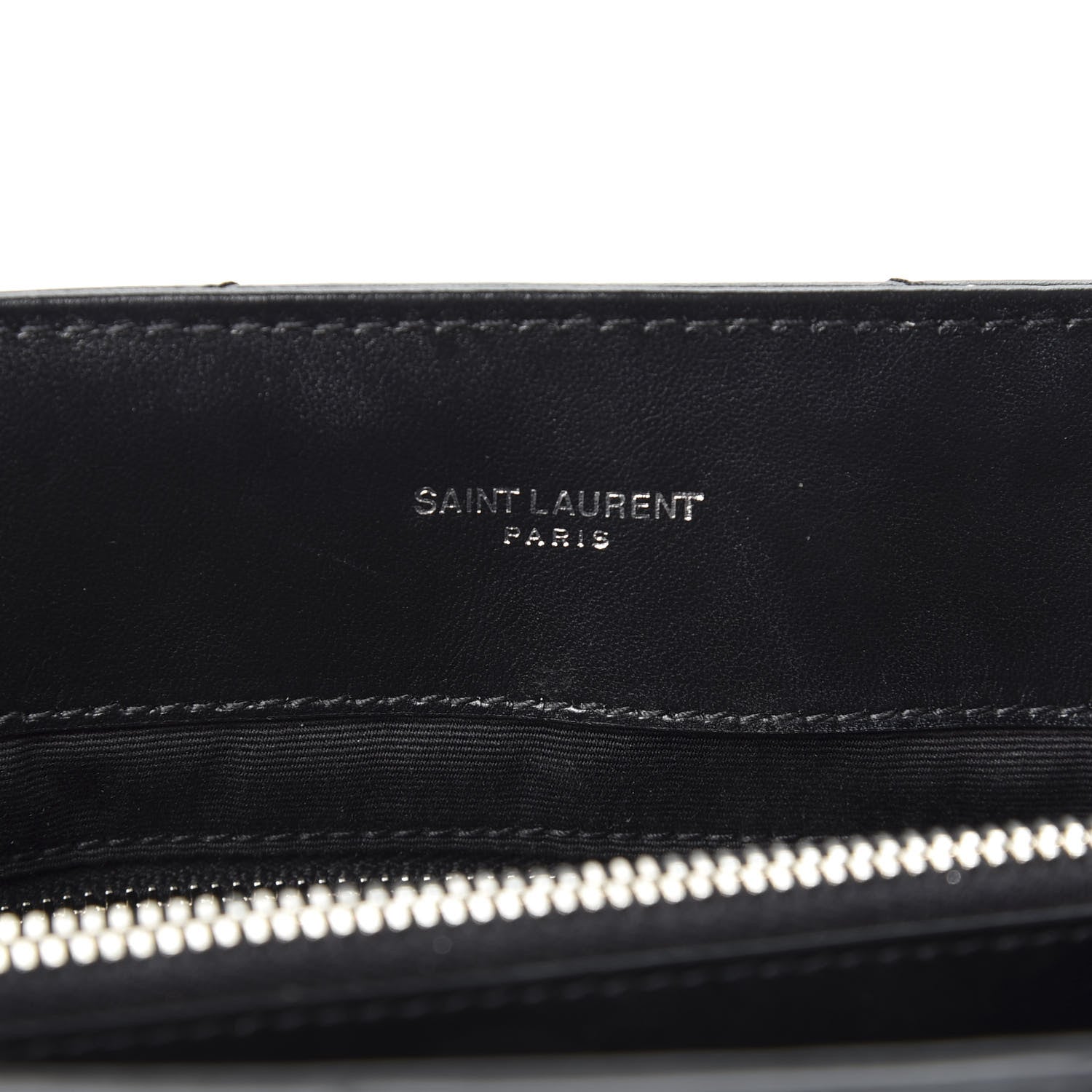Saint Laurent Calfskin Y Quilted Monogram Medium Loulou Chain Satchel Black 8 of 9