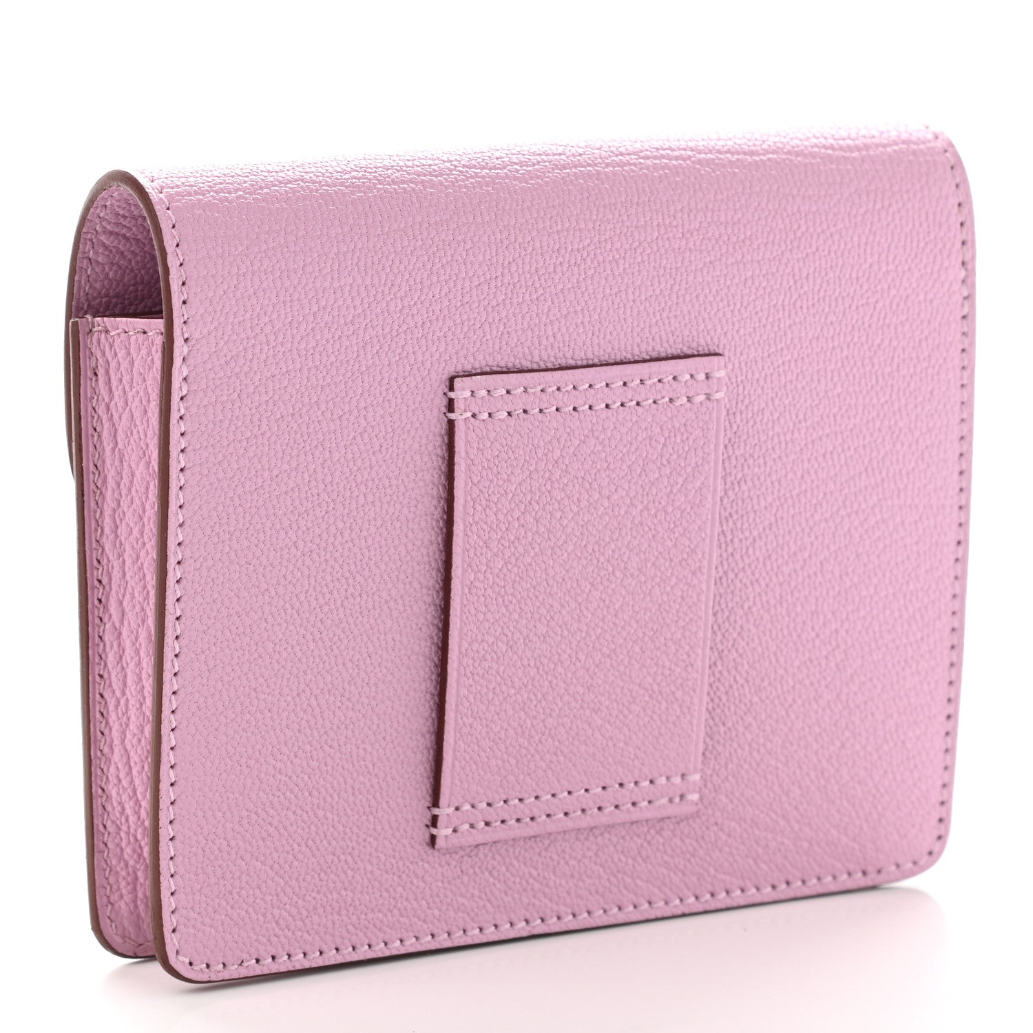 Hermes Chevre Mysore Roulis Slim Wallet Mauve Sylvestre 3 of 7