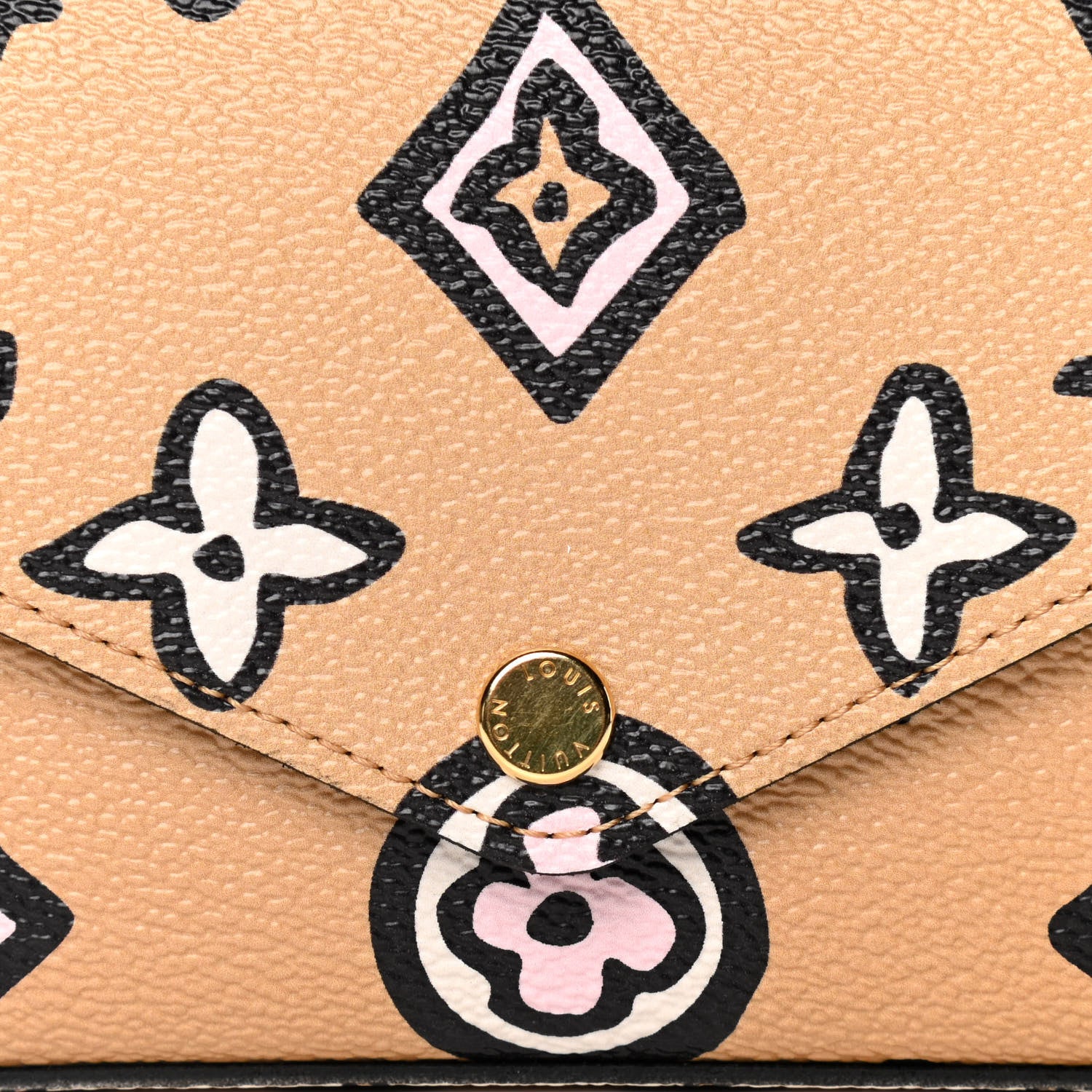 Louis Vuitton Monogram Wild At Heart Felicie Strap & Go Arizona Creme 6 of 6
