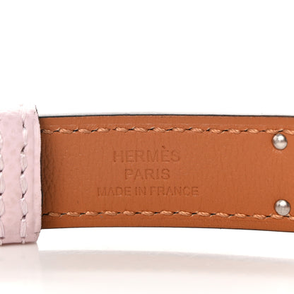 Hermes Epsom Kelly Pocket Belt Mauve Pale 6 of 8