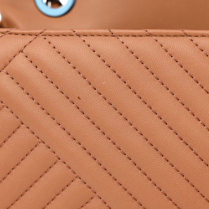 Chanel Lambskin Quilted Large CC Crossing Flap Camel 11 of 12