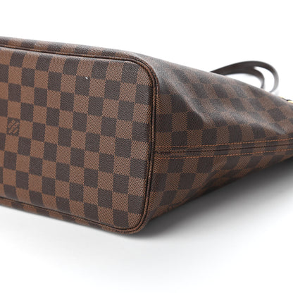 Louis Vuitton Damier Ebene Neo Neverfull MM Rose Ballerine 7 of 10
