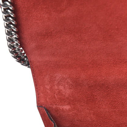 Gucci GG Supreme Monogram Suede Cudu Medium Dionysus Shoulder Bag Beige Ebony Vulcanic Red 10 of 12