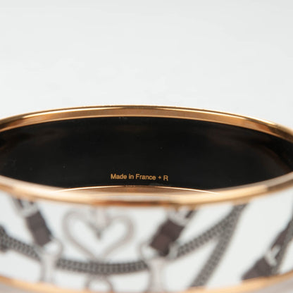 Hermes Enamel Printed Wide Festival des Amazones Bracelet 65 Collectionneur 4 of 6