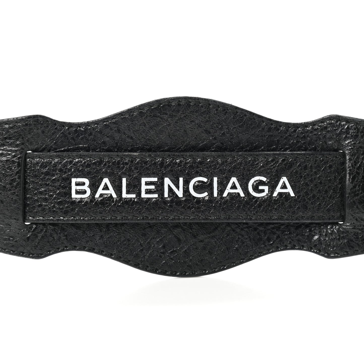 Agneau Classic Hardware Logo Shoulder Strap Black