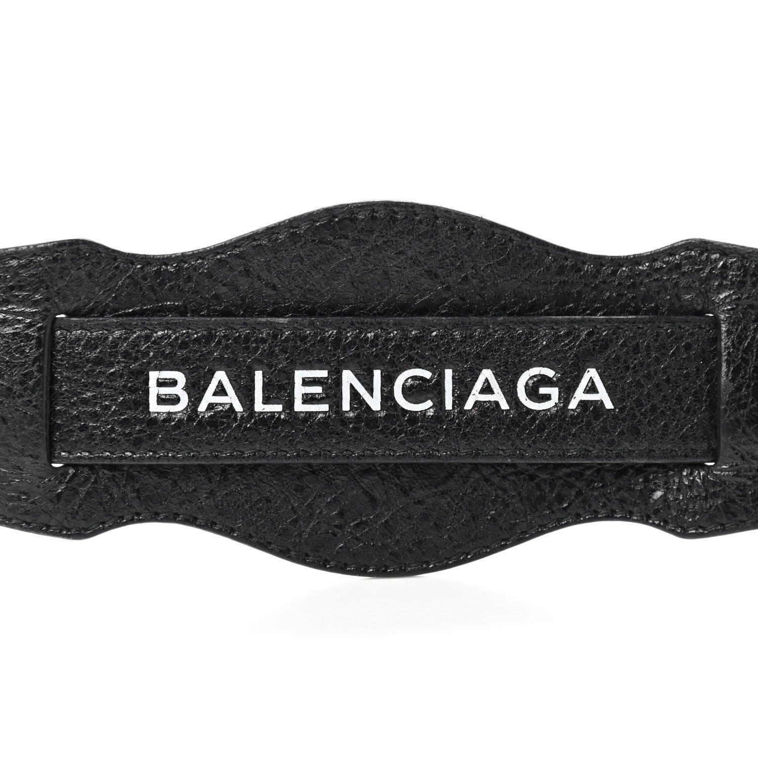 Balenciaga Agneau Classic Hardware Logo Shoulder Strap Black 3 of 5