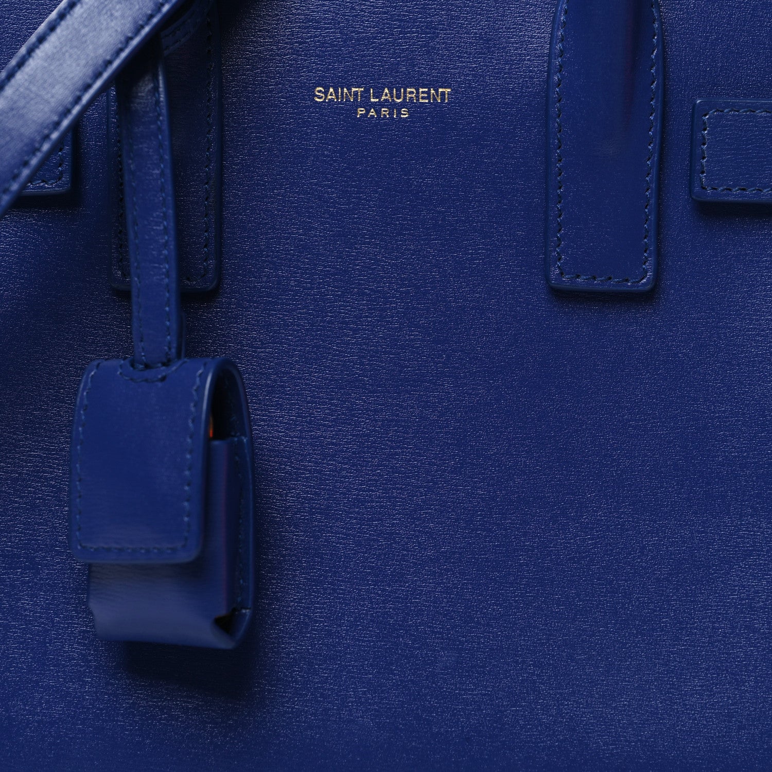 Saint Laurent Smooth Calfskin Nano Sac De Jour Blue Saphir 8 of 10