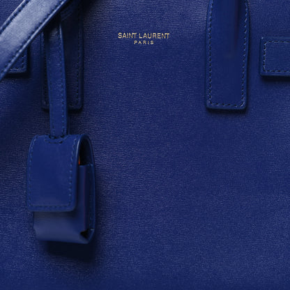Saint Laurent Smooth Calfskin Nano Sac De Jour Blue Saphir 8 of 10