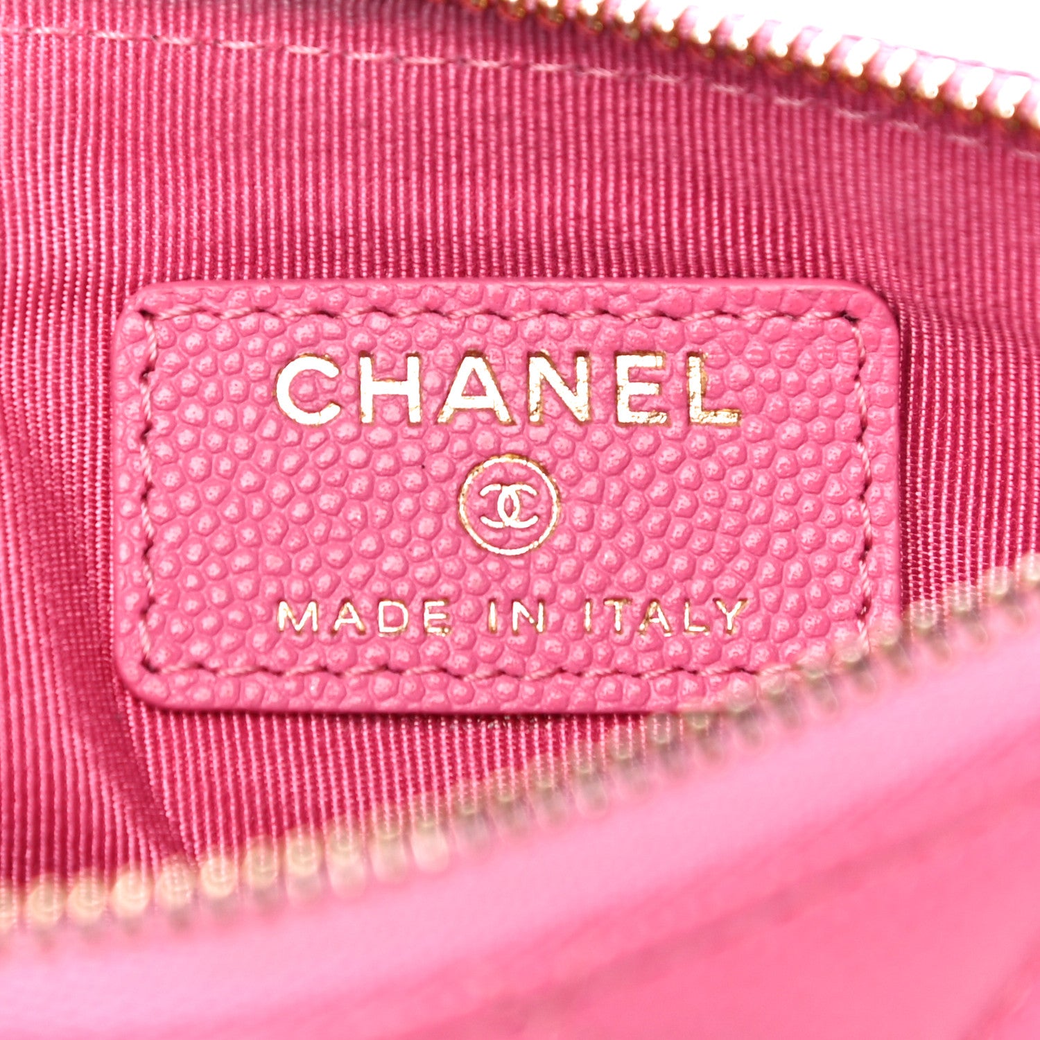 Chanel Caviar Quilted Small Cosmetic Case Pink 6 of 11